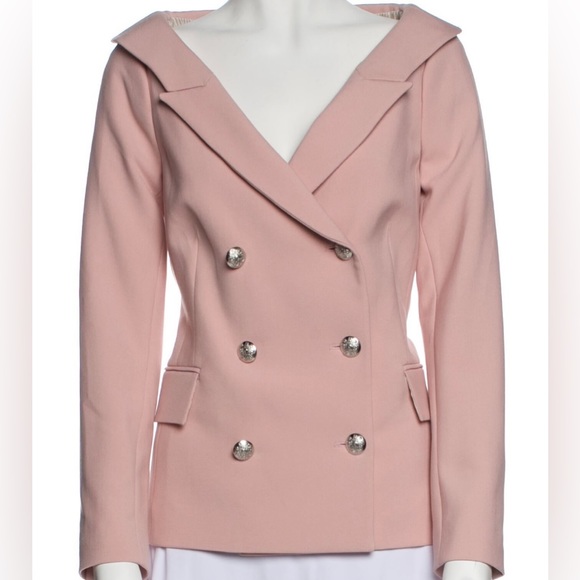Veronica Beard Frayne double breasted crepe blazer - Picture 1 of 9